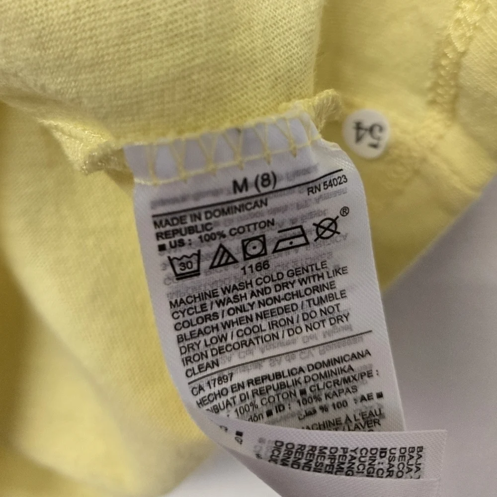 Old Navy Gingerbread Stronger Together T-shirt Yellow M (8)